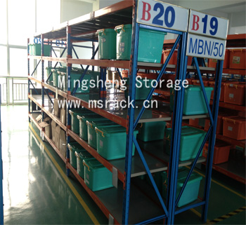 Longspan medium duty shelving