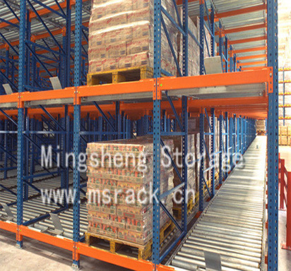 Sliding pallet racking